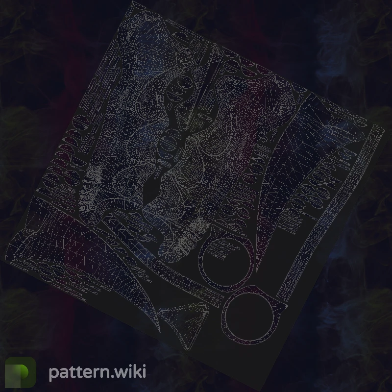 Karambit Doppler seed 228 pattern template