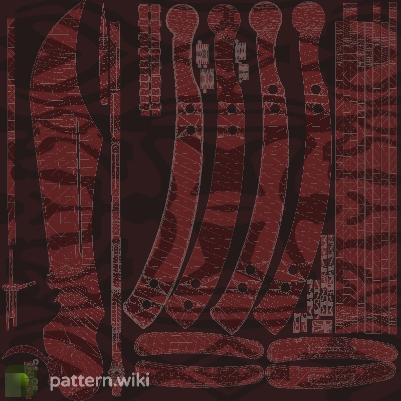 Butterfly Knife Slaughter seed 684 pattern template