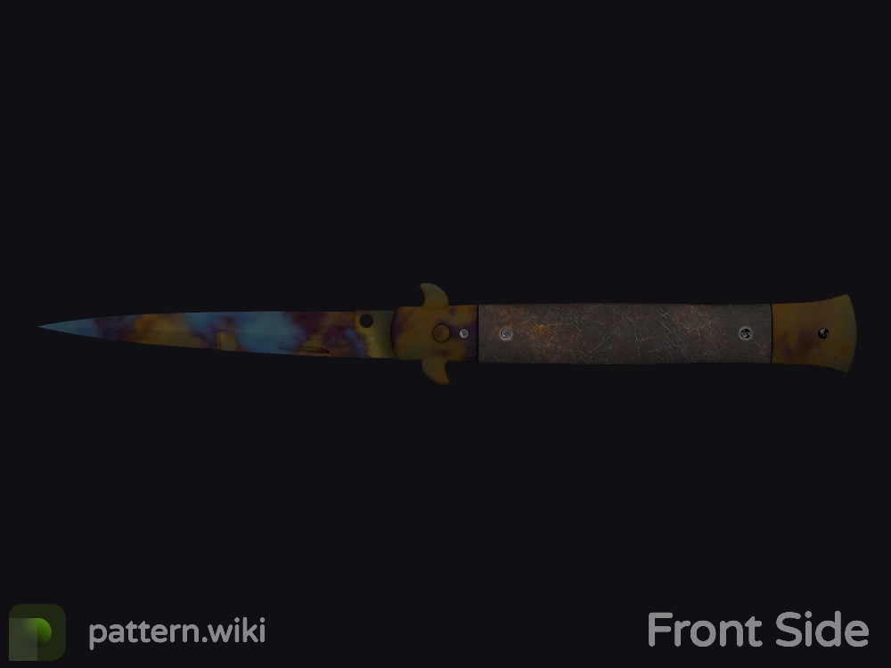 Stiletto Knife Case Hardened seed 701