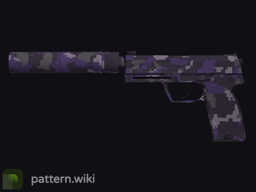 USP-S Purple DDPAT seed 497