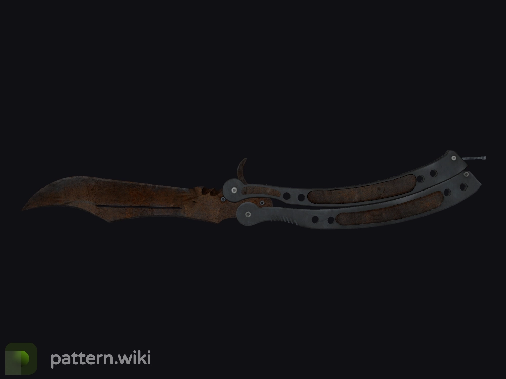 Butterfly Knife Rust Coat seed 79