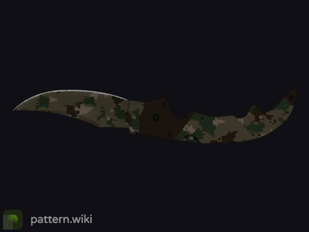 Falchion Knife Forest DDPAT seed 202