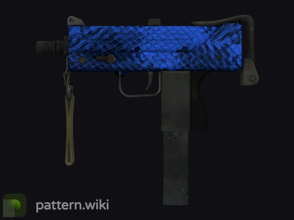 MAC-10 Lapis Gator seed 332