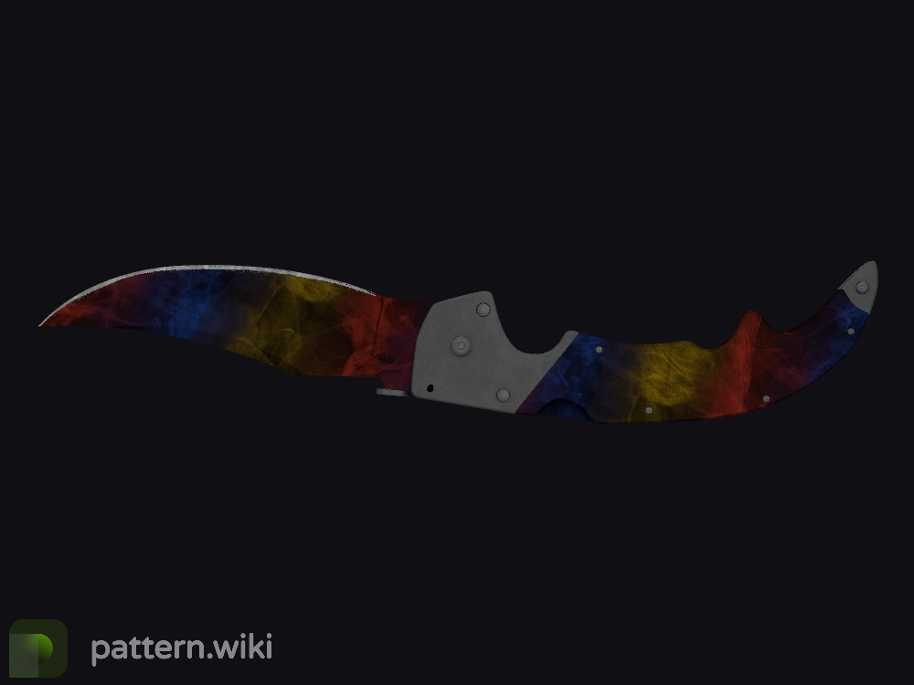 Falchion Knife Marble Fade seed 332