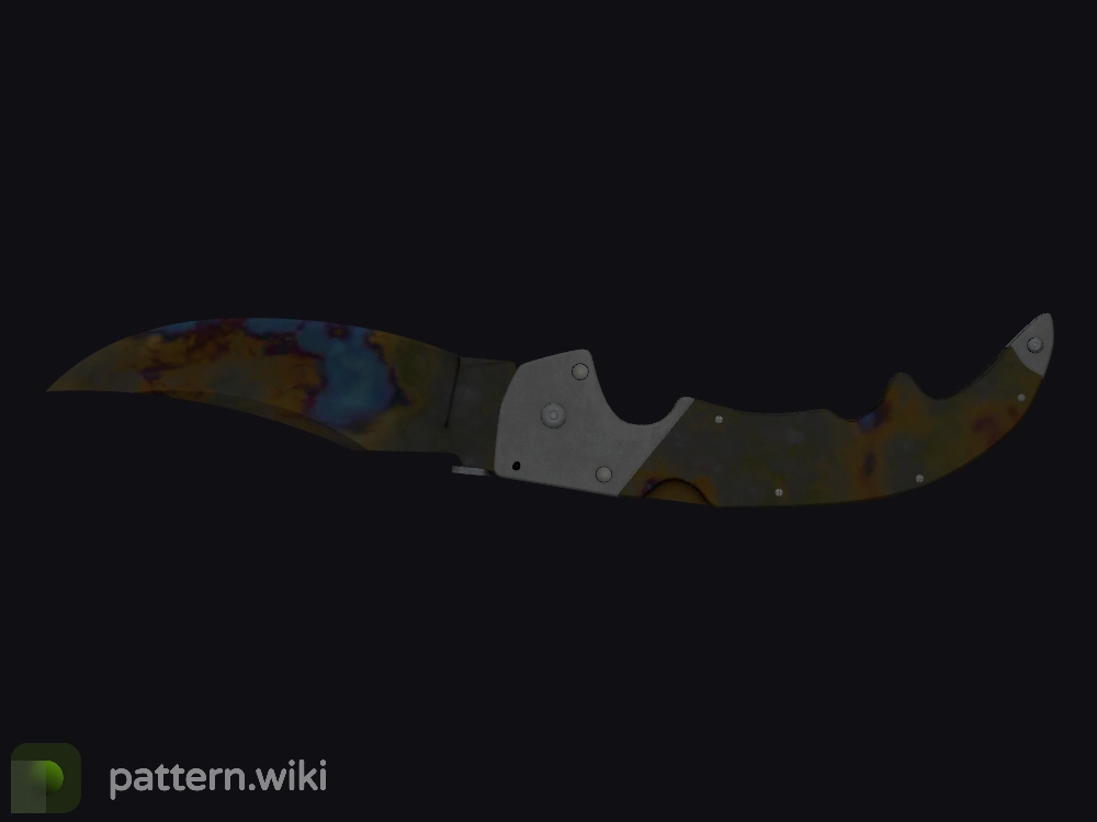 Falchion Knife Case Hardened seed 757