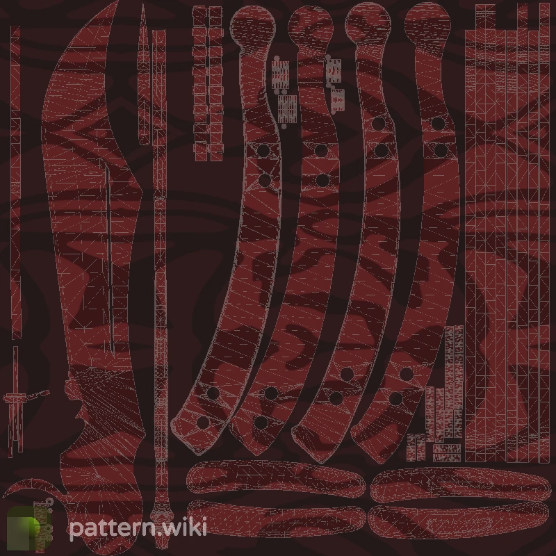 Butterfly Knife Slaughter seed 13 pattern template