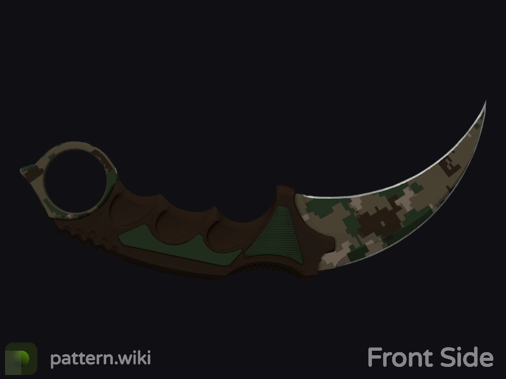 Karambit Forest DDPAT seed 502