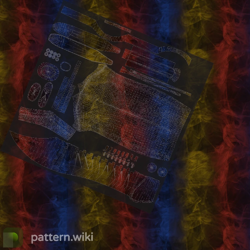 Bowie Knife Marble Fade seed 232 pattern template