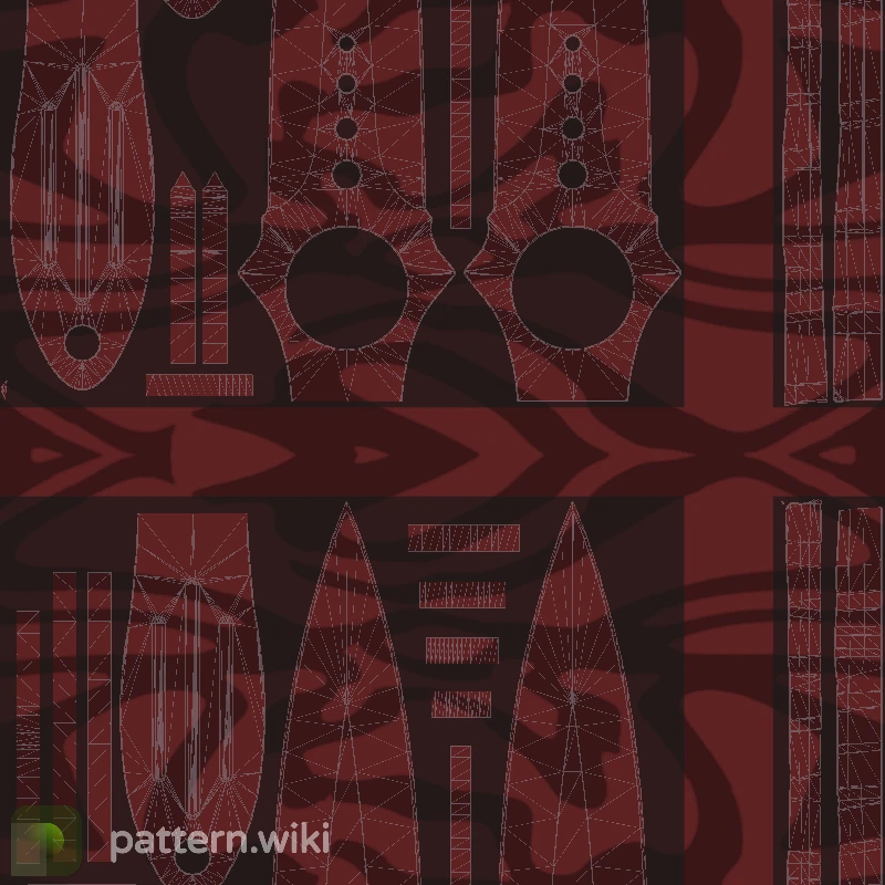 Skeleton Knife Slaughter seed 819 pattern template