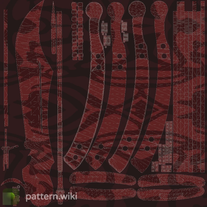 Butterfly Knife Slaughter seed 423 pattern template