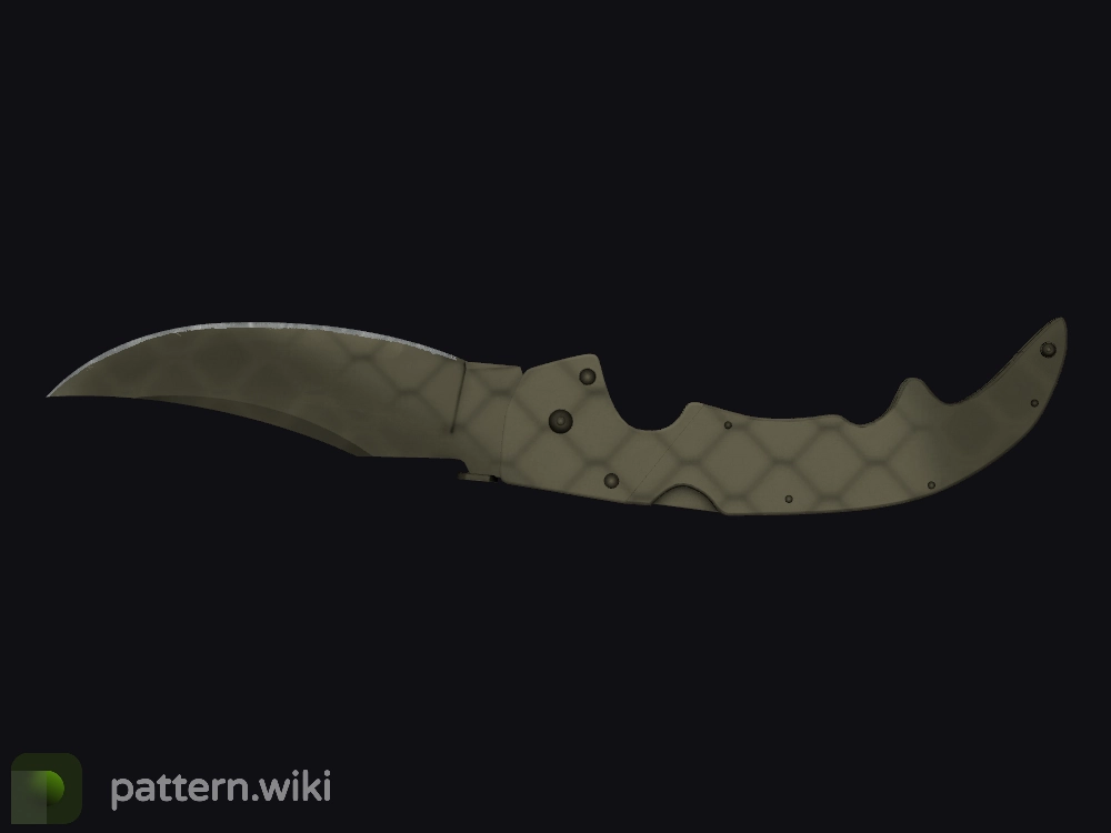 Falchion Knife Safari Mesh seed 864