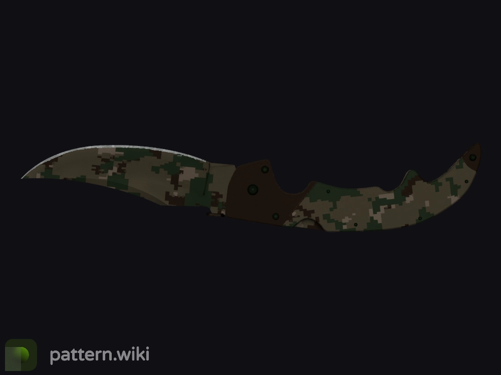 Falchion Knife Forest DDPAT seed 448