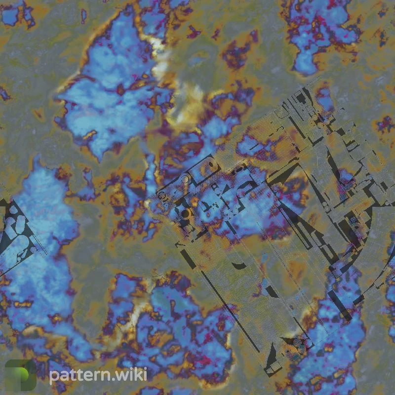 AK-47 Case Hardened seed 498 pattern template