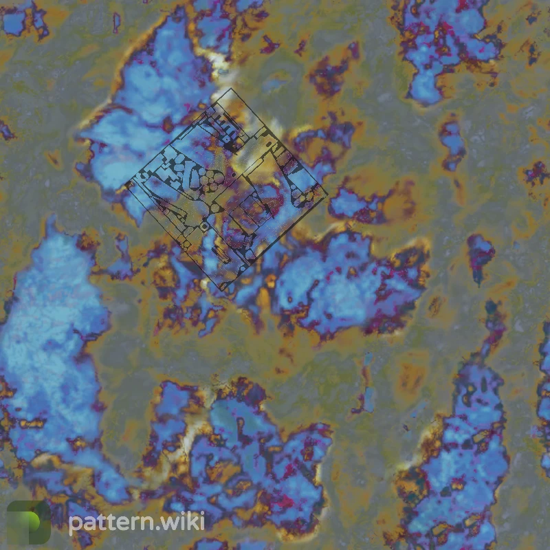 Five-SeveN Case Hardened seed 365 pattern template