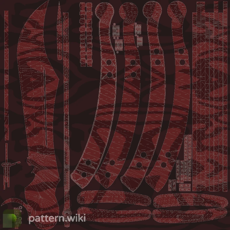 Butterfly Knife Slaughter seed 488 pattern template