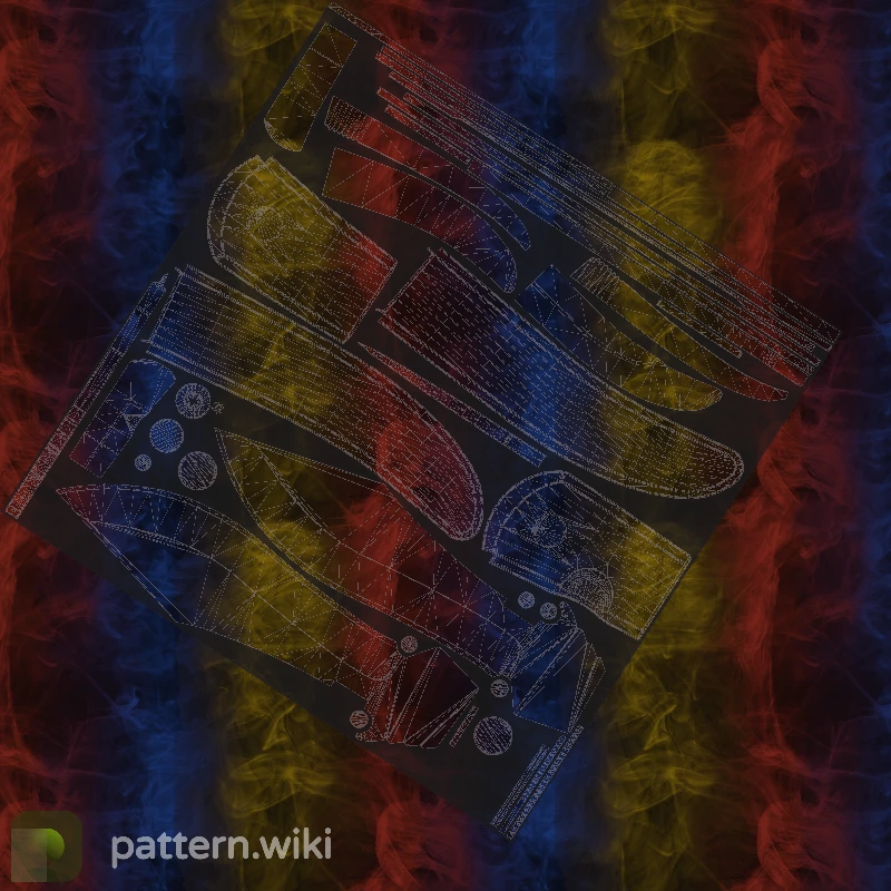 Navaja Knife Marble Fade seed 97 pattern template