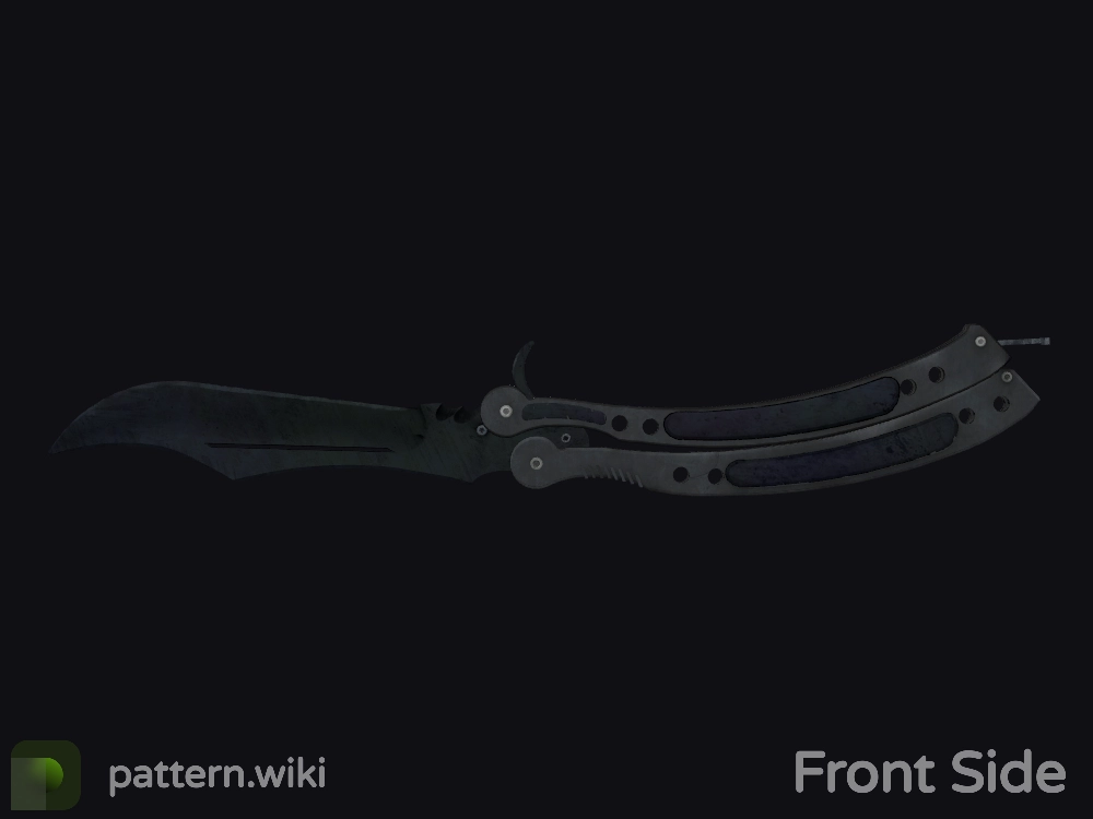 Butterfly Knife Blue Steel seed 271