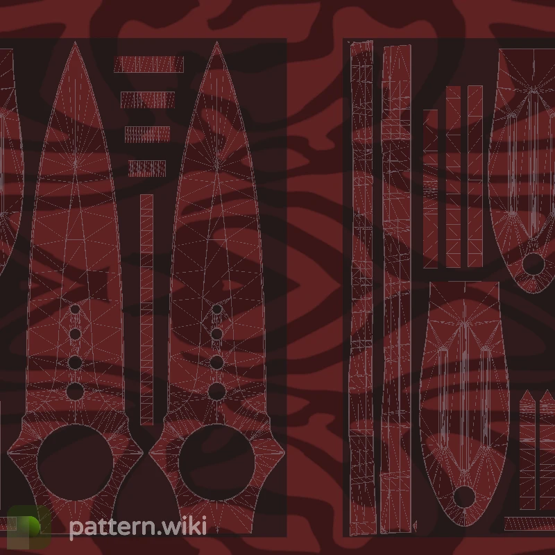 Skeleton Knife Slaughter seed 999 pattern template