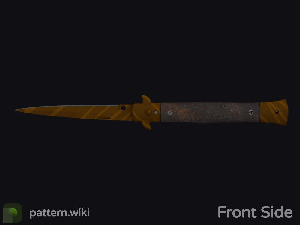 Stiletto Knife Tiger Tooth seed 702