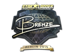 Sticker Brehze (Gold) | Berlin 2019 preview