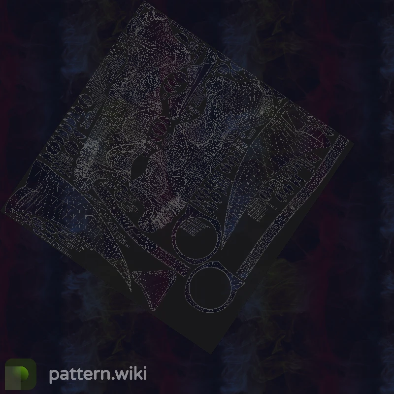 Karambit Doppler seed 390 pattern template