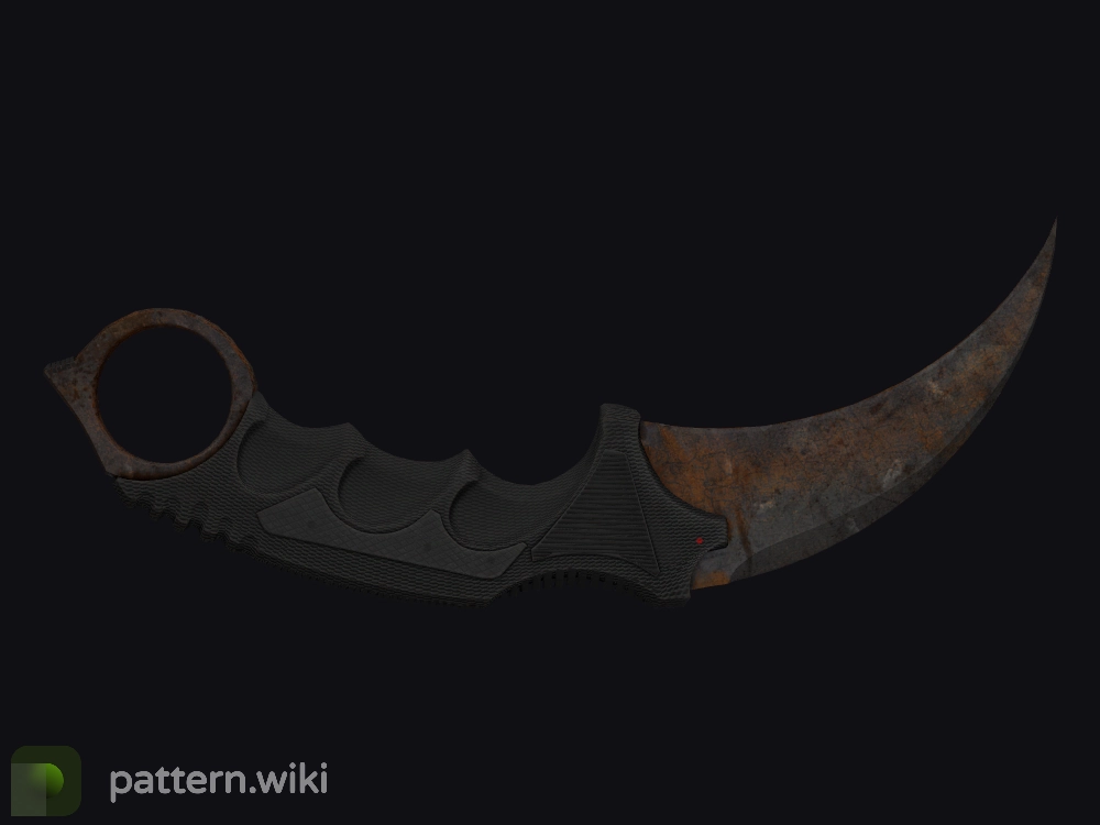 Karambit Rust Coat seed 207