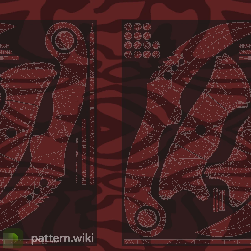 Talon Knife Slaughter seed 201 pattern template