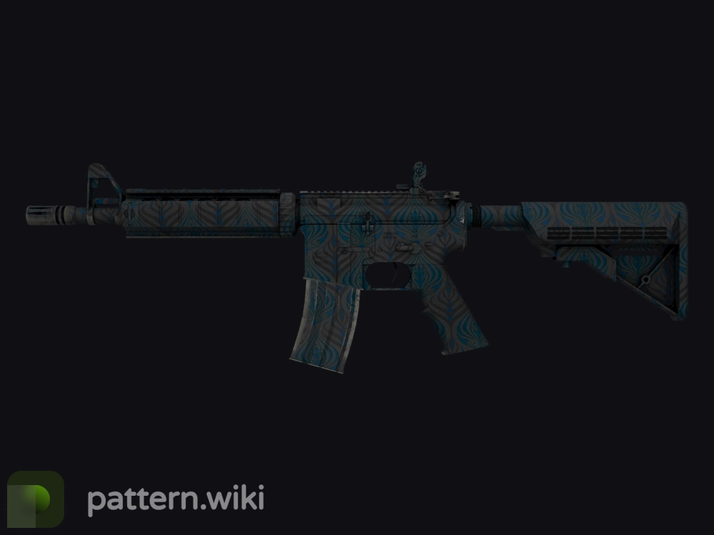 M4A4 Dark Blossom seed 305