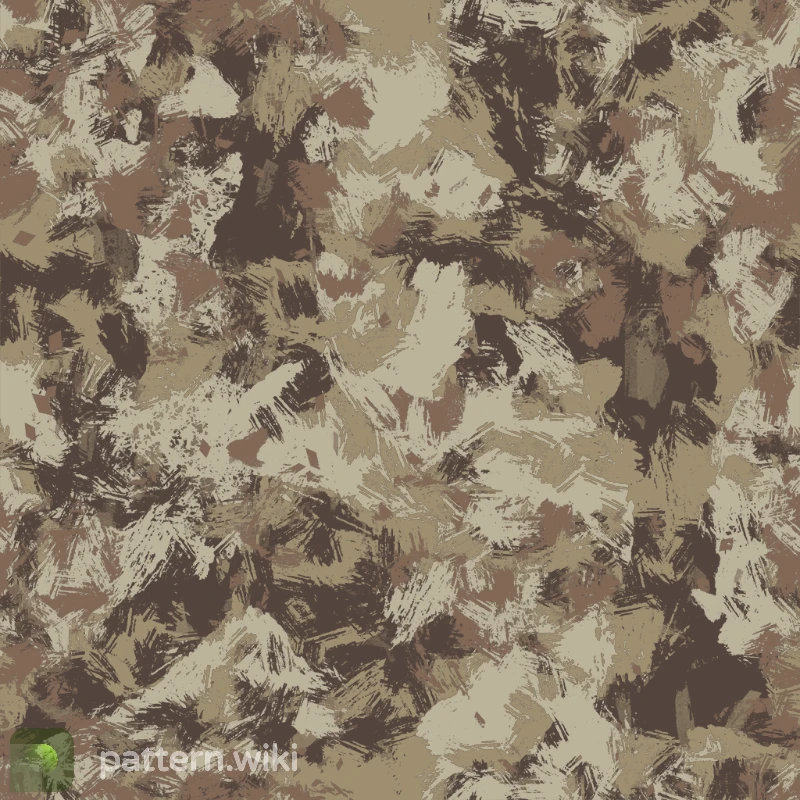 R8 Revolver Desert Brush seed 0 pattern template