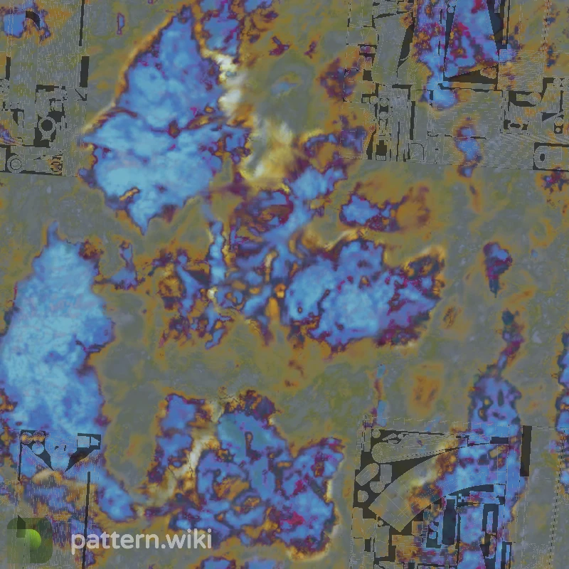 AK-47 Case Hardened seed 901 pattern template