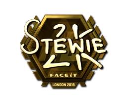 Sticker Stewie2K (Gold) | London 2018 preview