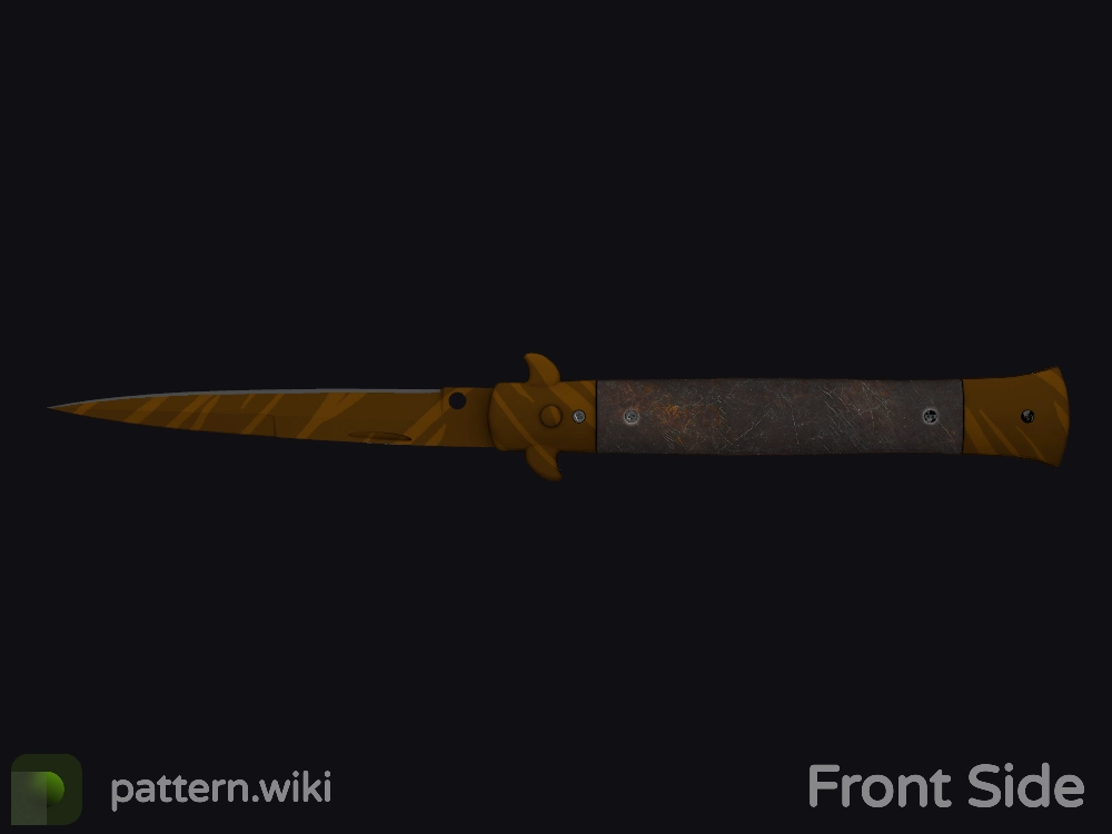 Stiletto Knife Tiger Tooth seed 747