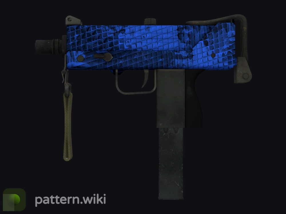 MAC-10 Lapis Gator seed 155