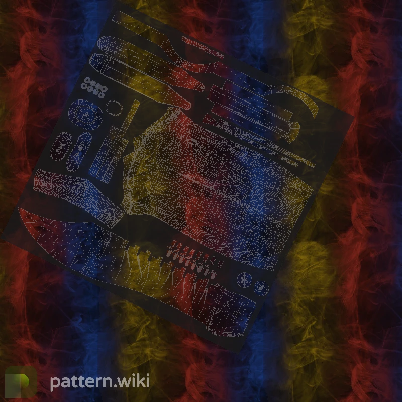 Bowie Knife Marble Fade seed 113 pattern template