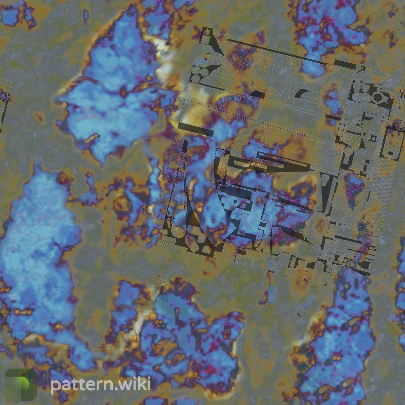 AK-47 Case Hardened seed 981 pattern template