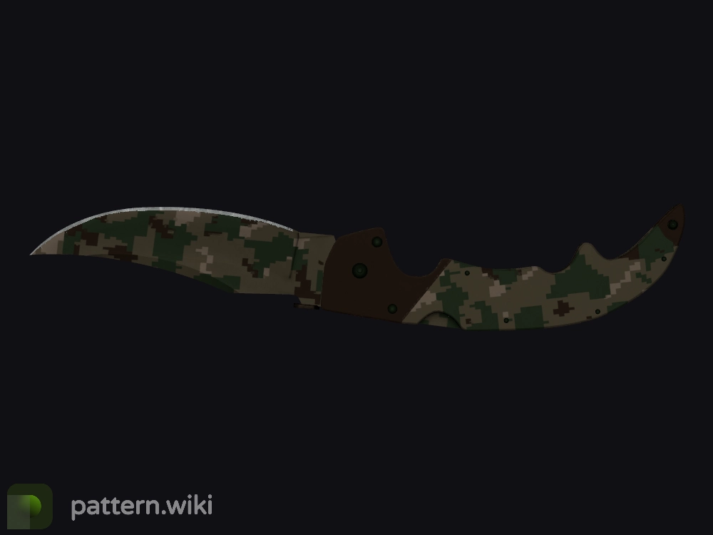 Falchion Knife Forest DDPAT seed 261