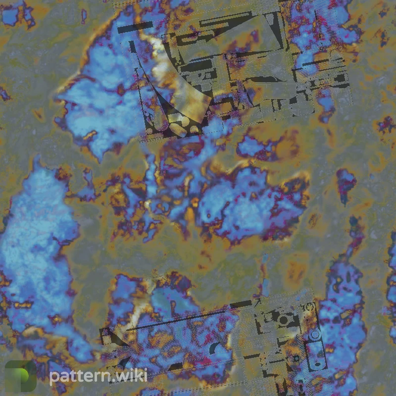 AK-47 Case Hardened seed 787 pattern template