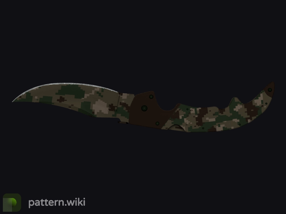Falchion Knife Forest DDPAT seed 209