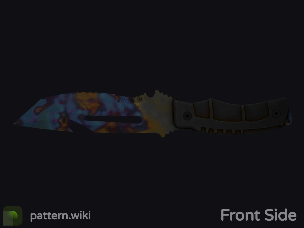 Survival Knife Case Hardened seed 136