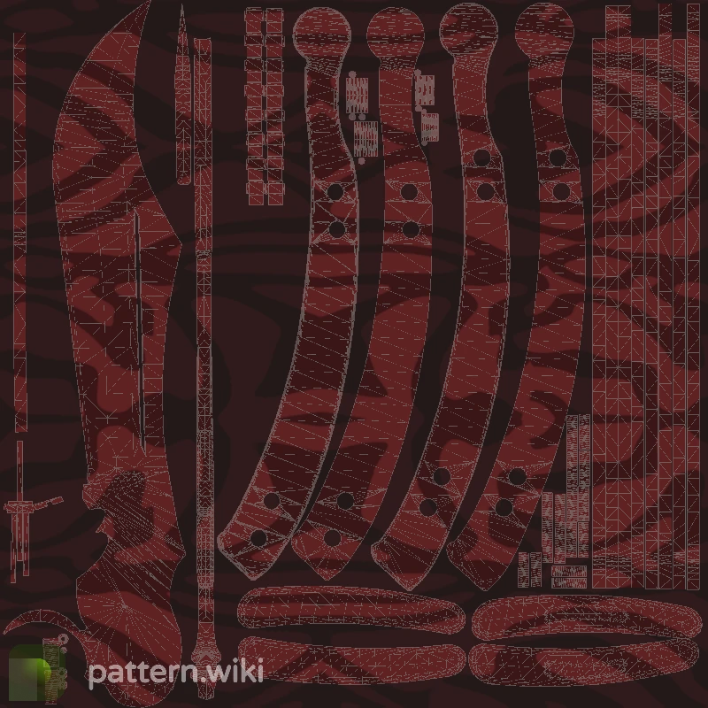 Butterfly Knife Slaughter seed 927 pattern template