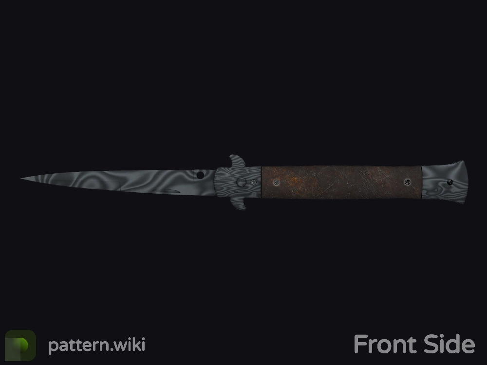 Stiletto Knife Damascus Steel seed 167