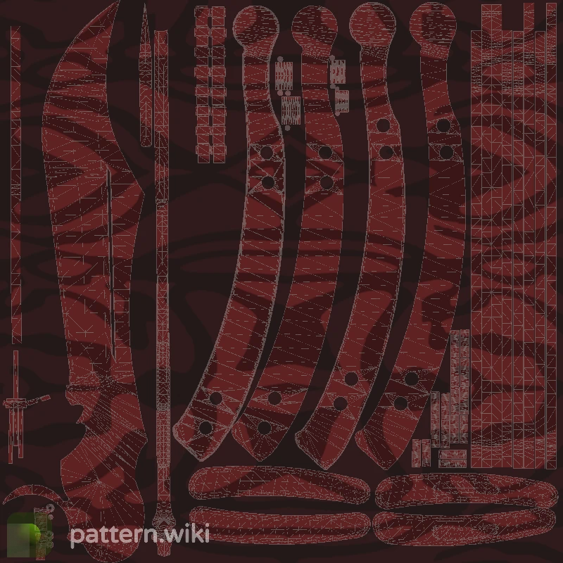 Butterfly Knife Slaughter seed 808 pattern template