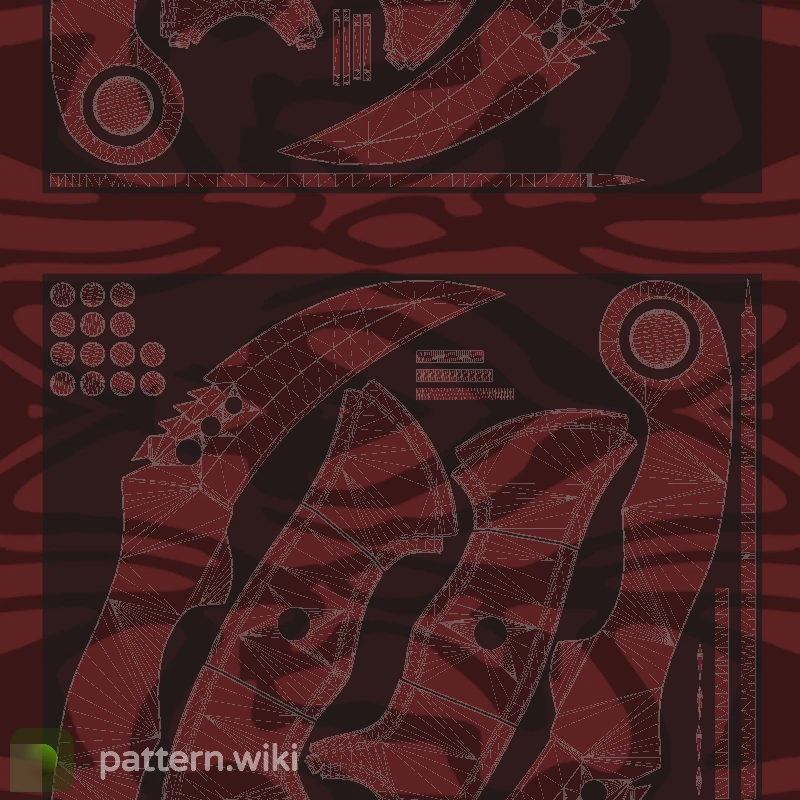 Talon Knife Slaughter seed 185 pattern template