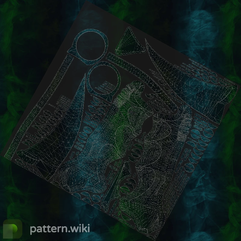 Karambit Gamma Doppler seed 472 pattern template