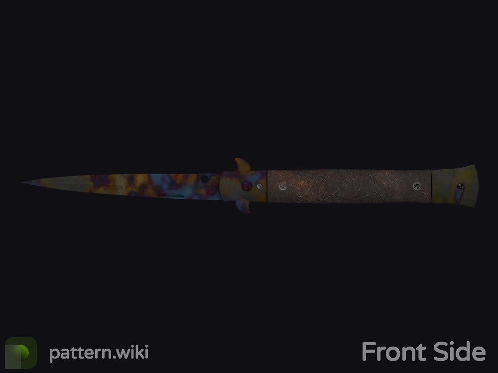 Stiletto Knife Case Hardened seed 118