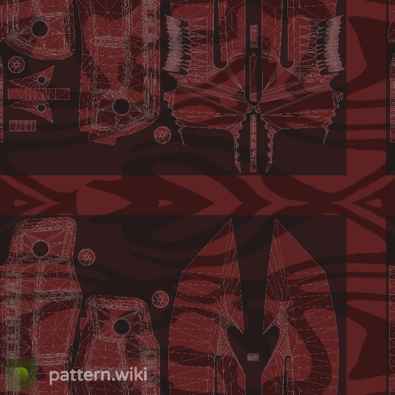 Survival Knife Slaughter seed 307 pattern template