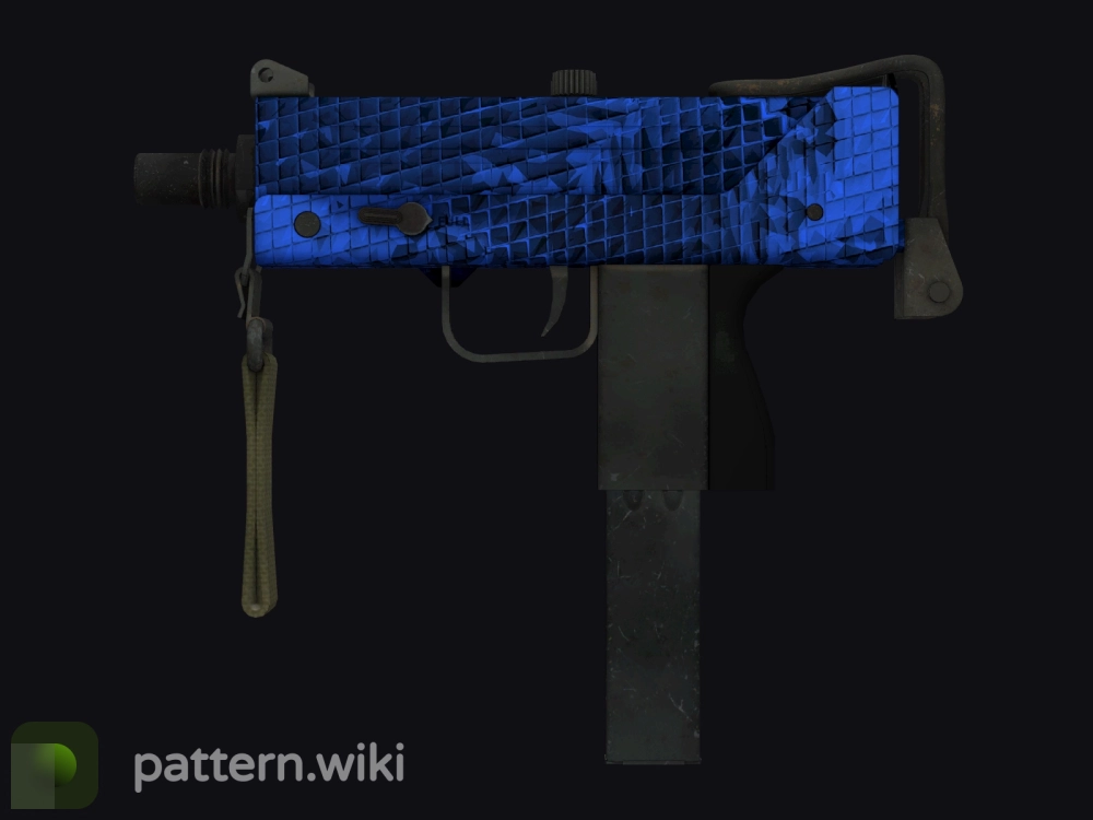 MAC-10 Lapis Gator seed 76