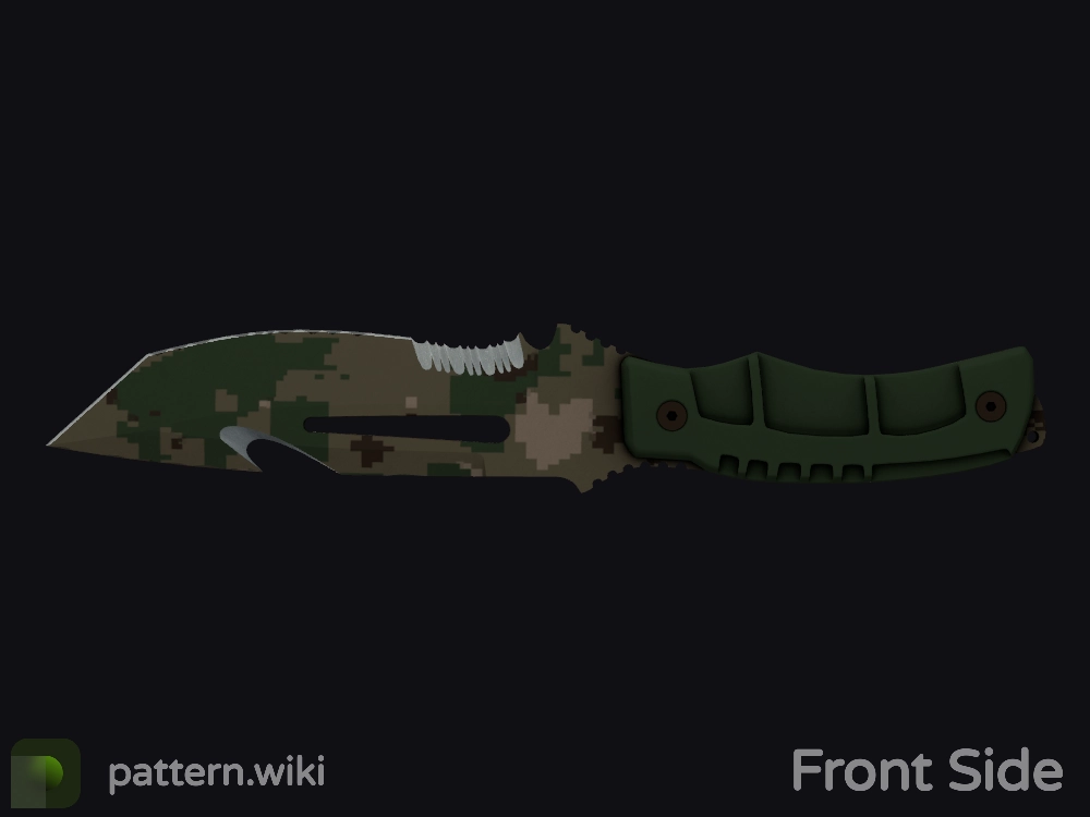 Survival Knife Forest DDPAT seed 261