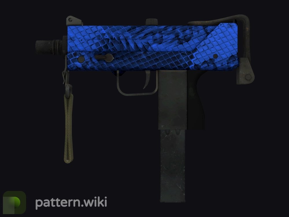 MAC-10 Lapis Gator seed 319