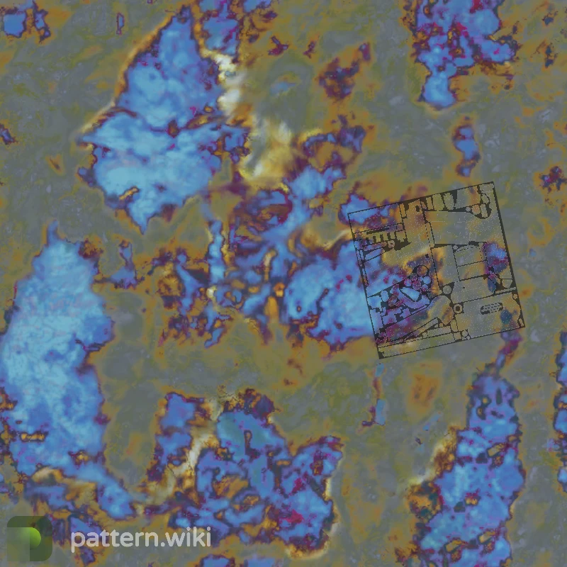 Five-SeveN Case Hardened seed 769 pattern template